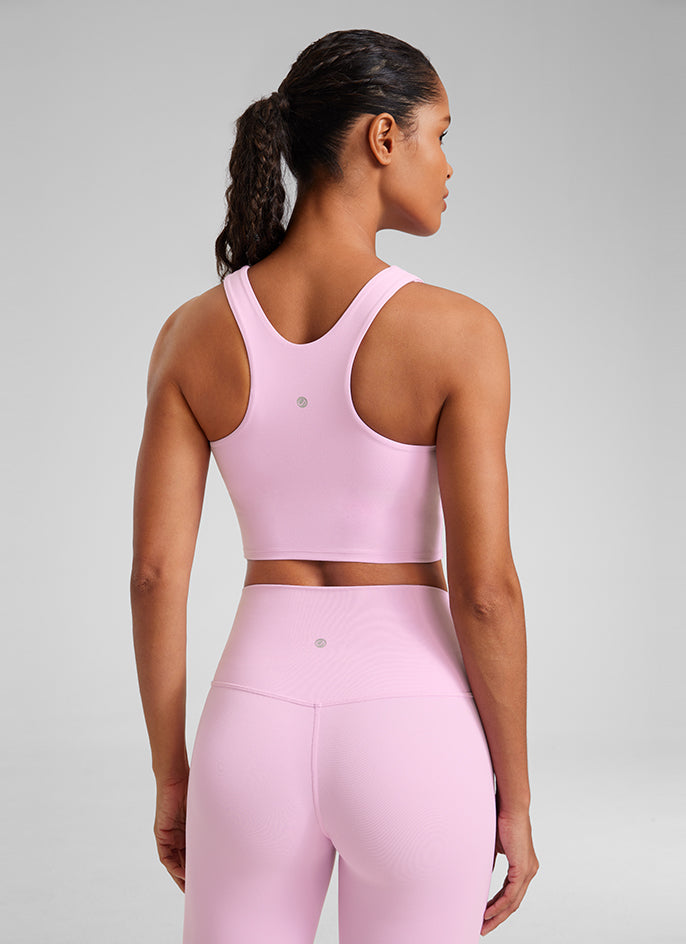 Butterluxe High Neck Racerback Tank