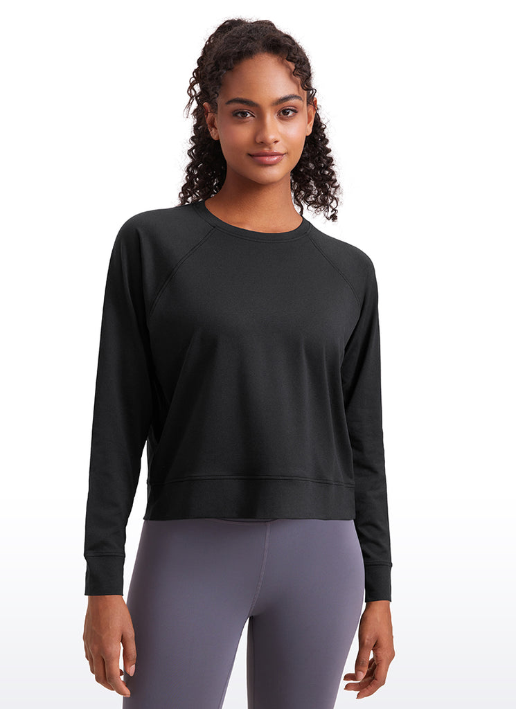 Cloud Jersey Pullover Long Sleeves Crew Neck